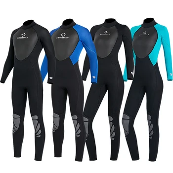 3 мм неопренови костюми, пълномаслено боди за плуване, топли бански костюми за гмуркане с шнорхел, защита от слънцето за мъже и жени за водни спортове