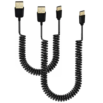 OFBK USB 3.1 Type C Включете към USB 2.0 Штекерному пружинному кабел, удлинительный кабел за зареждане
