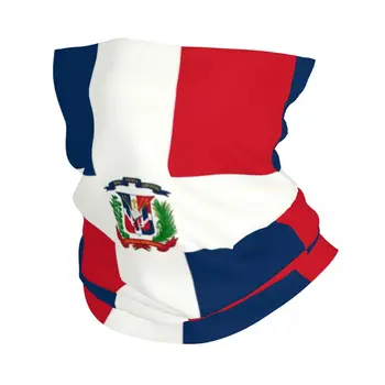 Гети с Флага на Доминиканската Република за Мъже И Жени, UV-маска за Лице, Зимни Кърпа, Шал за Каране на Ски