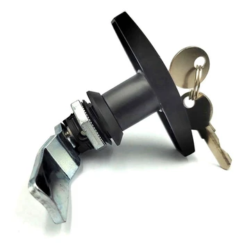 2X Т-образен челюстта заключване с дръжка от с сплав за кутия с инструменти, електрически шкаф, шкаф за съхранение, на шкафа, на вратата на колата Camper